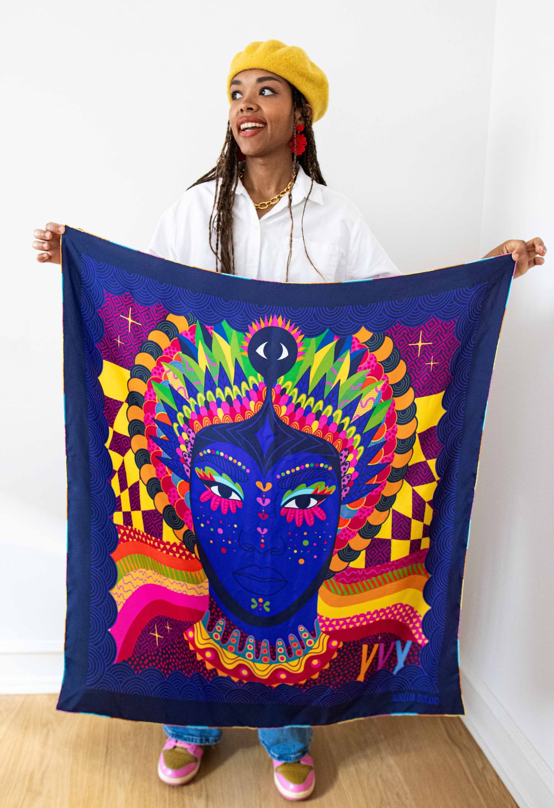 Aurélia Durand’s Silk Scarf: A Wearable Declaration of Joy